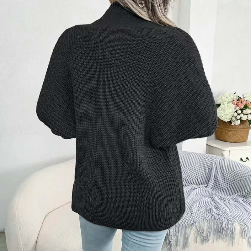 Losvallende Dames Cardigan Met Open Voorzijde En Lange Mouwen