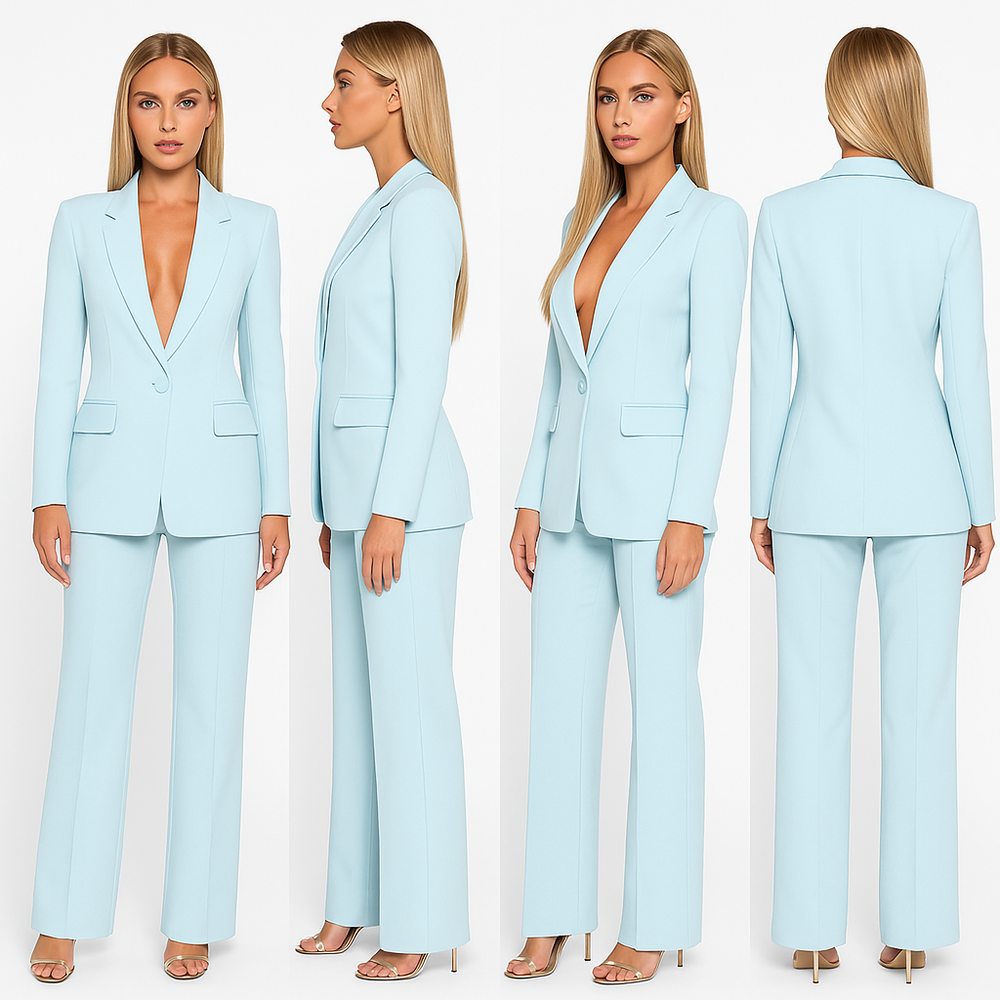 Olivia - Stijlvolle tweedelige blazerpak met elegante uitstraling