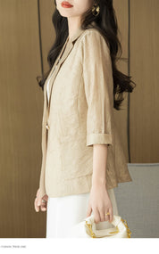 Jinte - Blazer met driekwart mouwen