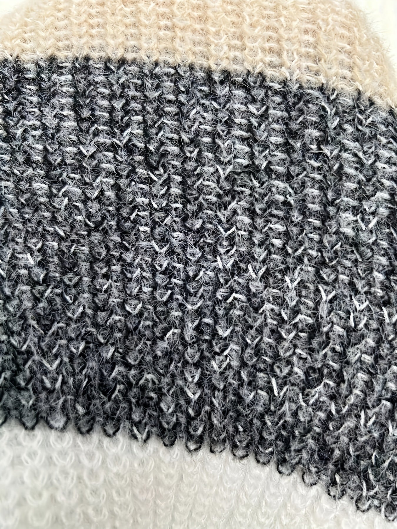 Trendy Gestreepte Mini Sweaterjurk Voor Dames