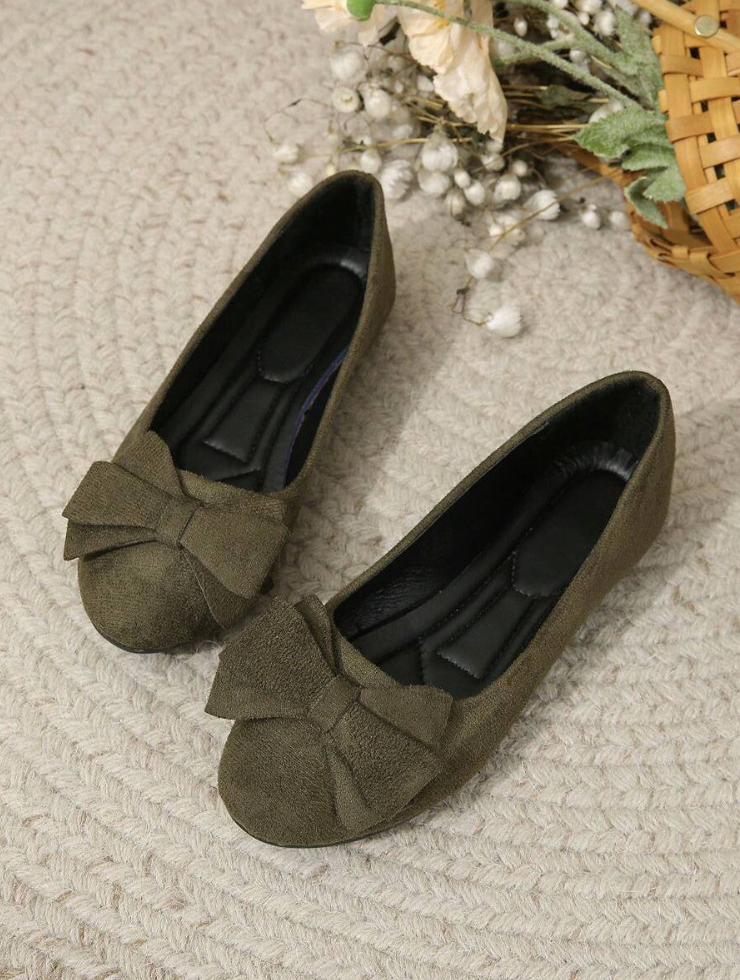 Comfort Ballerina’s Met Strikdetail En Zachte Pasvorm
