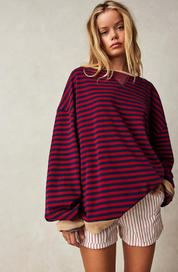 Mare - Gestreepte oversized sweater