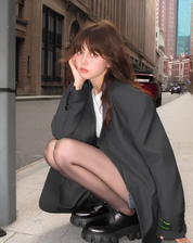 Fay - Klassieke oversized blazer met tijdloos ontwerp