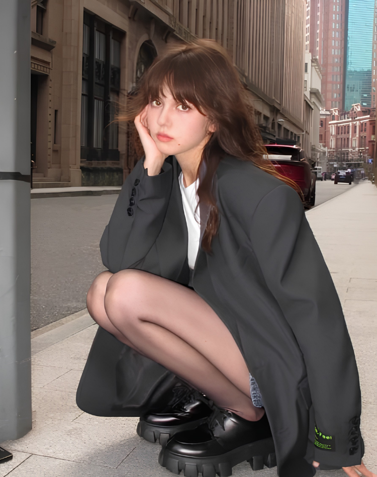 Fay - Klassieke oversized blazer met tijdloos ontwerp