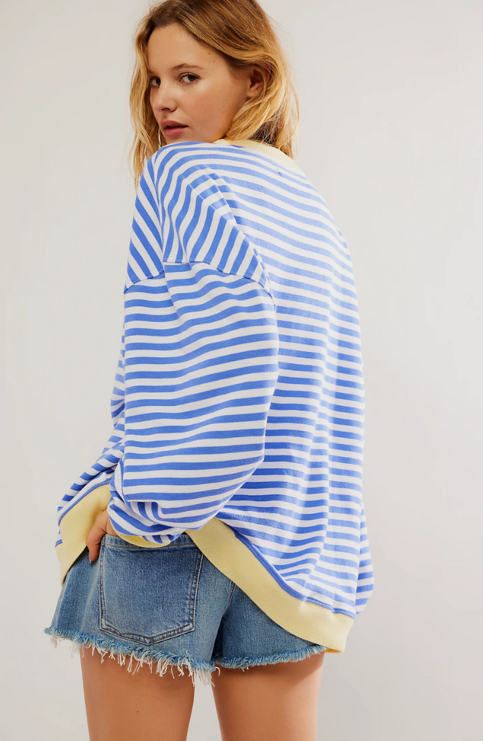 Mare - Gestreepte oversized sweater