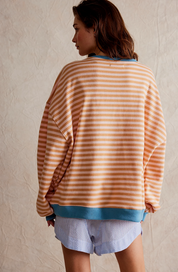 Mare - Gestreepte oversized sweater
