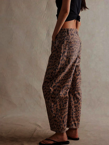 Zillah– Wijdvallende Barrel Jeans | High Waist