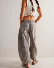 Zillah– Wijdvallende Barrel Jeans | High Waist
