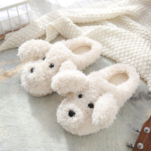 Schattige Warme Dieren Pantoffels Met Zachte Voering