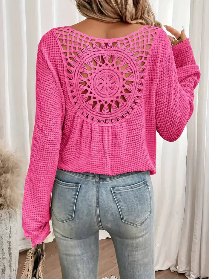 Chloé - Boho Crocheted Sweater