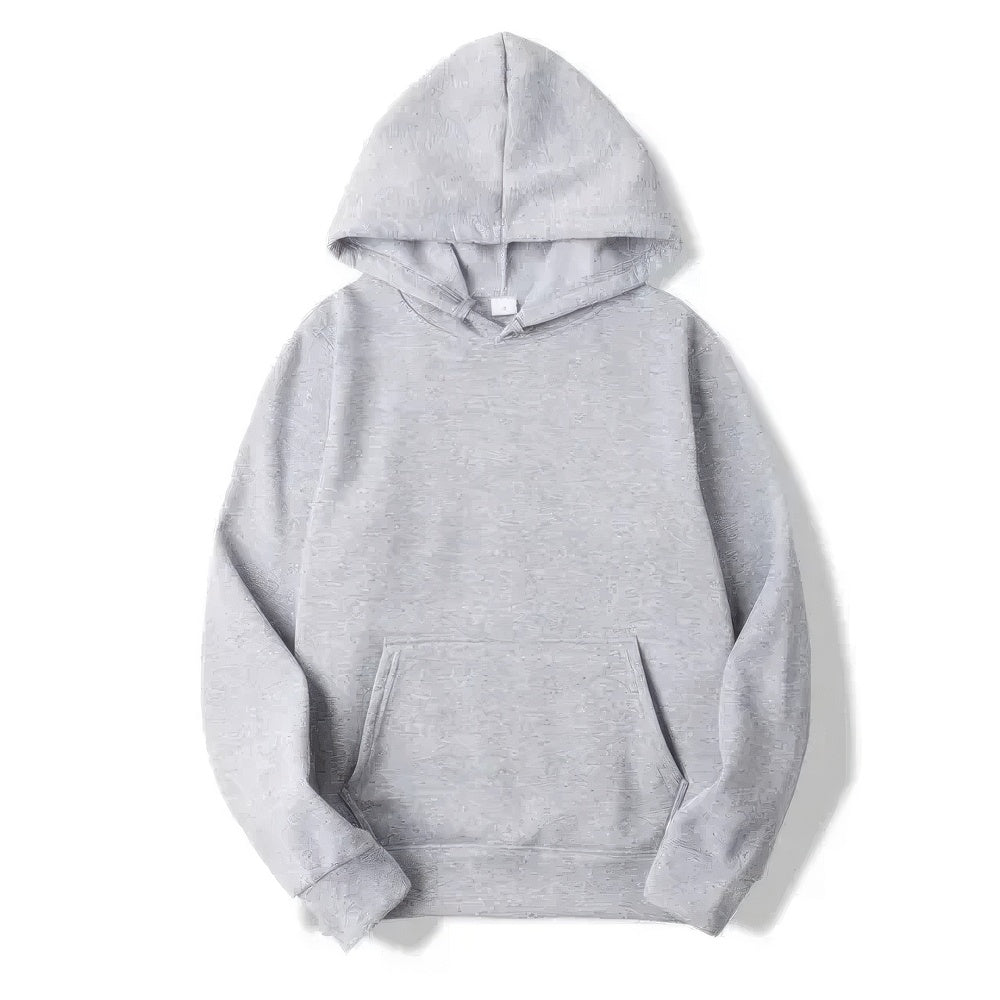 Casual Hoodie Unisex Met Kangoeroezak en Capuchon