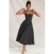 Robe midi élégante avec corset pour femmes