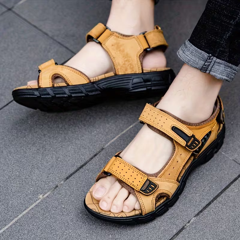 Orthopedische Outdoor Sandalen Met Verstelbare Bandjes Voor Heren