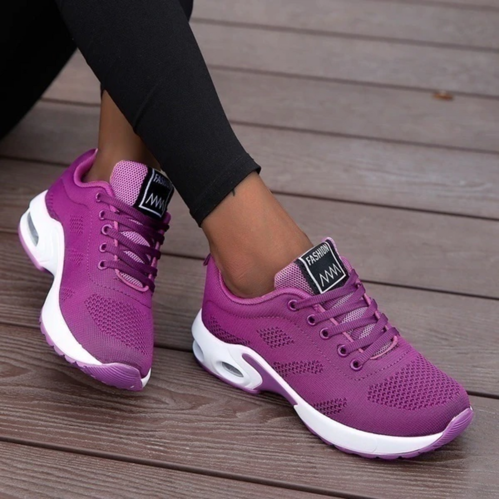 Lekkie damskie sneakersy do chodzenia i pracy z ortopedyczną podeszwą