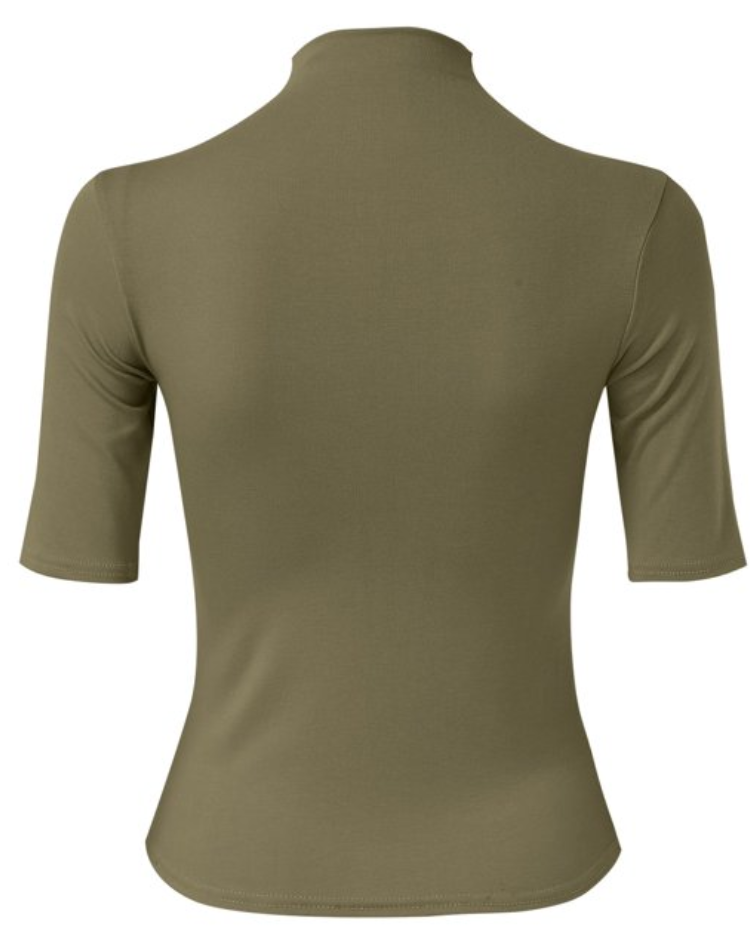 Dames Elegante Slim Fit Top Lange Mouw en Col
