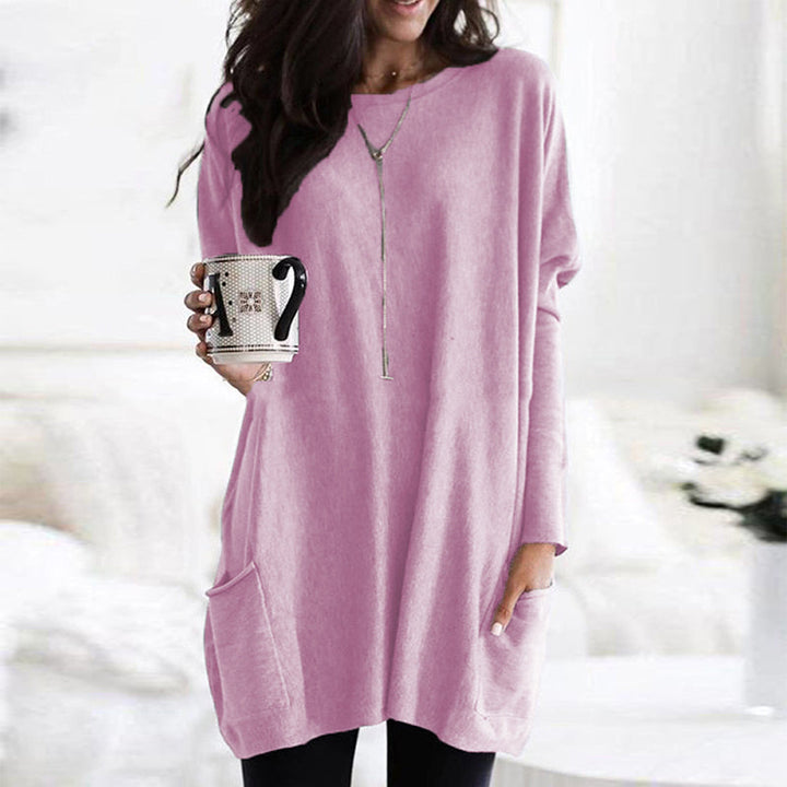 Dames Sweater jurk met steekzakken