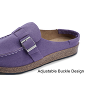 Comfortabele Orthopedische Clogs Met Kurkzool En Gesp Voor Dames