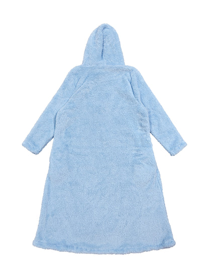 Teddy Dames Sweaterjurk met Hoodie en Zakken