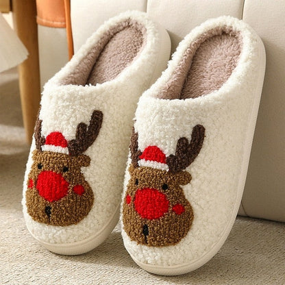 Schattige Warme Dieren Pantoffels Met Zachte Voering