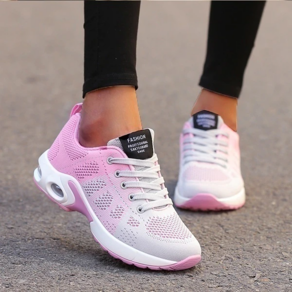 Lekkie damskie sneakersy do chodzenia i pracy z ortopedyczną podeszwą