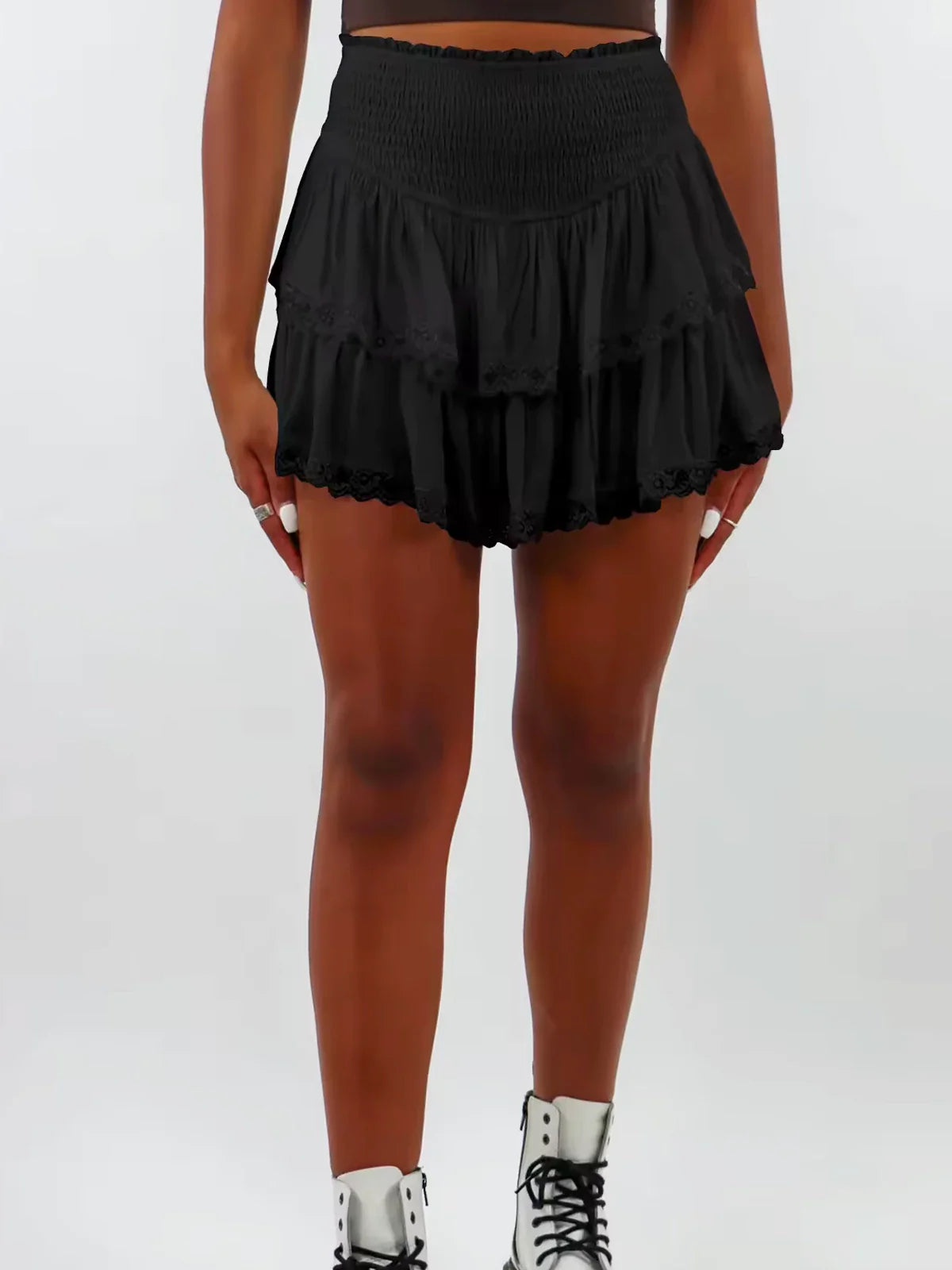 Oversized Gebreide dames Set met Mini Rok en Trui