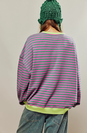 Mare - Gestreepte oversized sweater