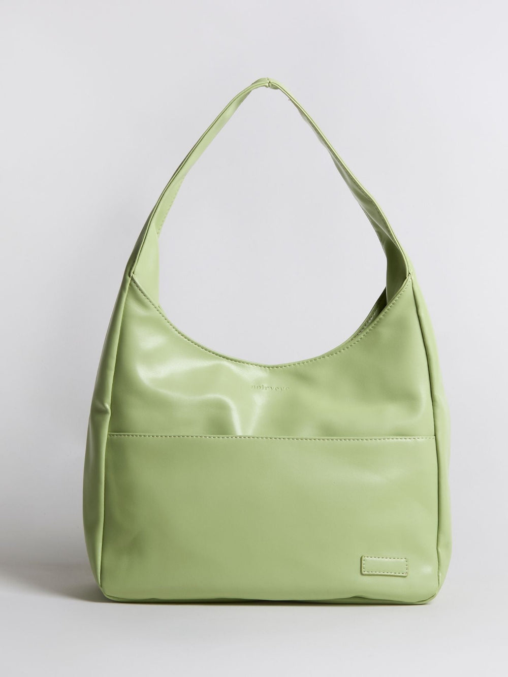 Minimalist Vegan Leather Hobo Shoulder Bag
