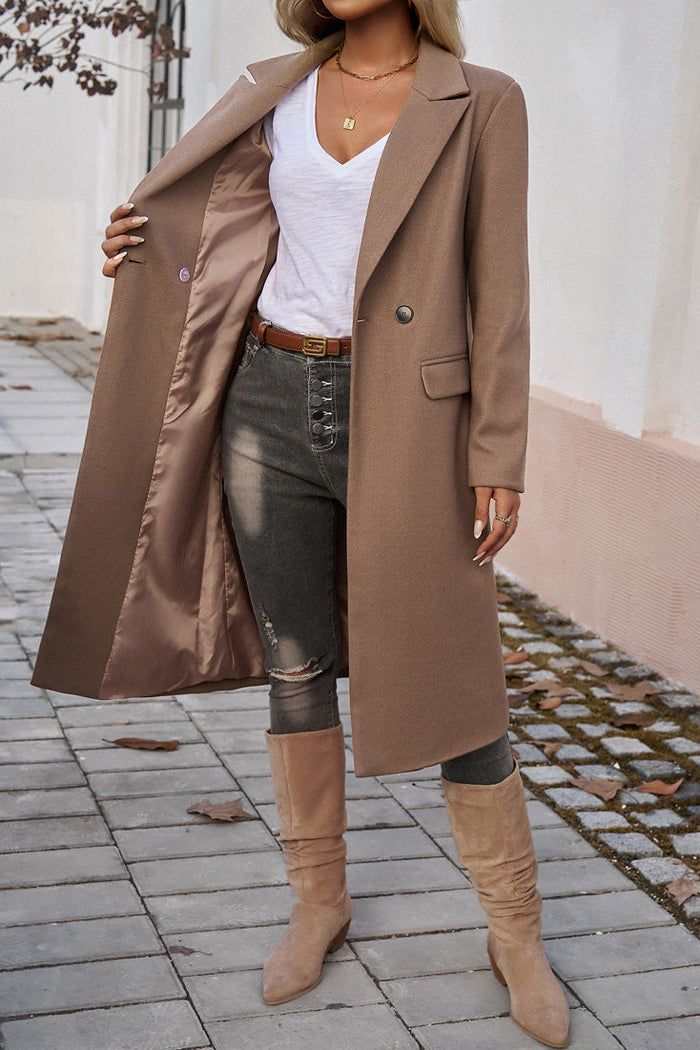 Blazer élégant pour femmes, mi-saison avec boutons