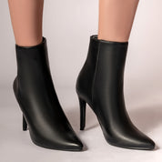 Karlijn - Bottines élégantes style western à talon stiletto