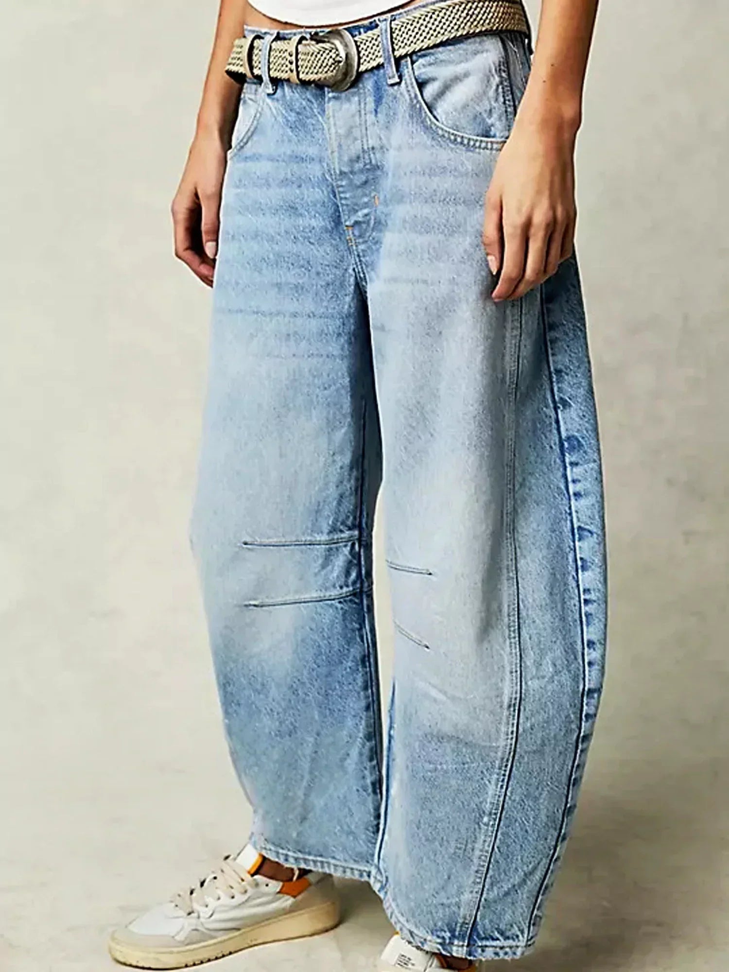 Zillah– Wijdvallende Barrel Jeans | High Waist