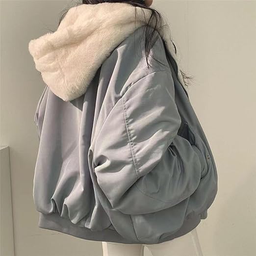 Bomber oversize femme avec doublure polaire