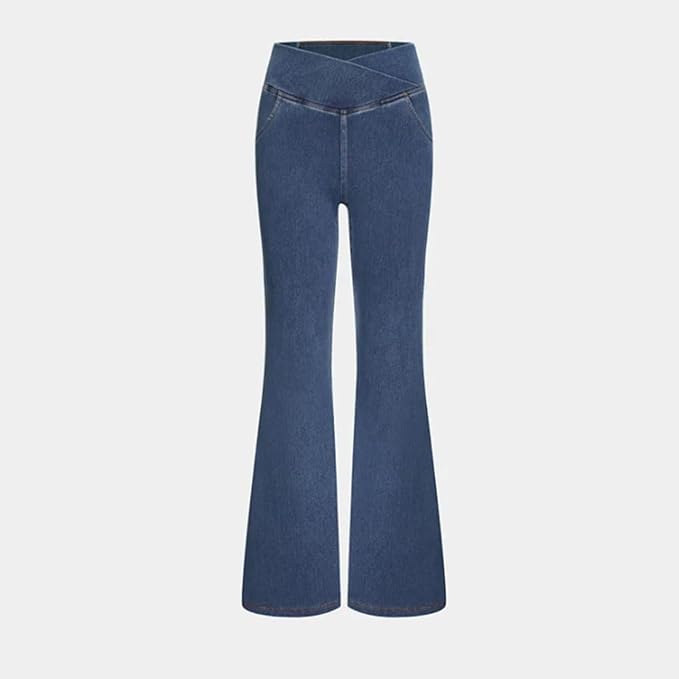 Flared Jeans Voor Dames Met Hoge Taille En Stretch Pasvorm