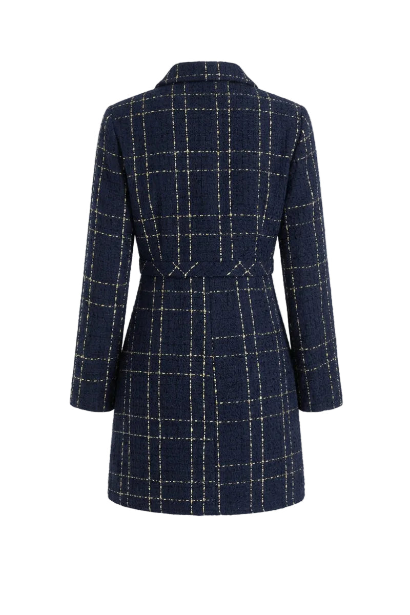 Dames Chique Tweed Set met Kort Jasje en Mini Jurk