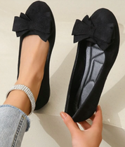 Comfort Ballerina’s Met Strikdetail En Zachte Pasvorm