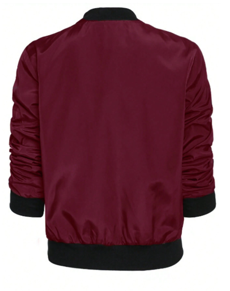 Klassiek Bomberjack Voor Dames Met Ritssluiting En Comfortabele Fit