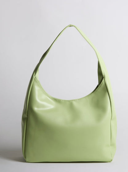 Minimalistisch vegan leer hobo schoudertas