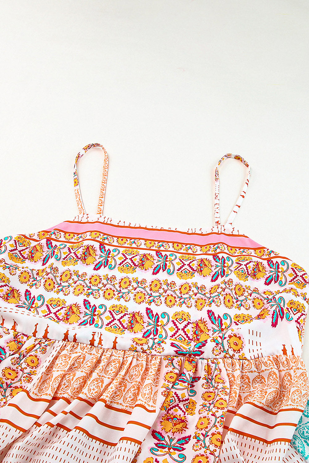 Talia - Boho Maxi Summer Dress with Spaghetti Straps