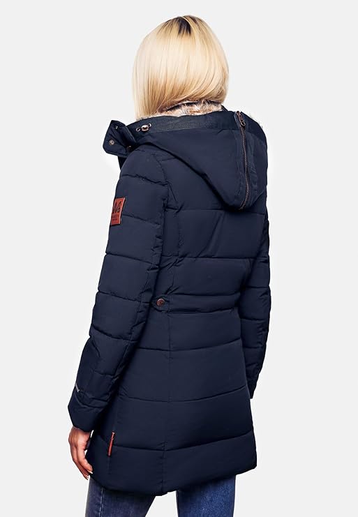Winter Puffer Jacket Vrouwen Warme Imitatiebont Capuchon