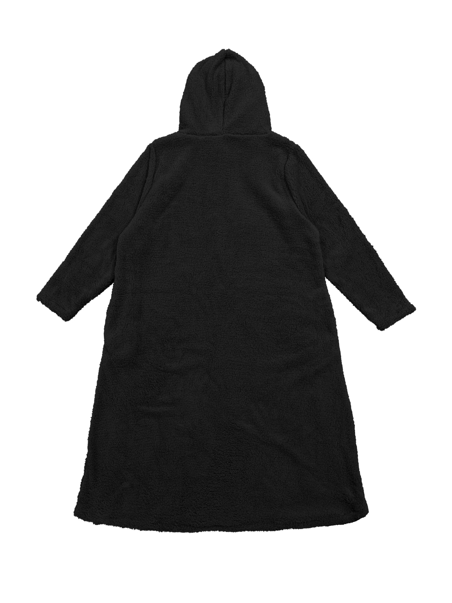 Teddy Dames Sweaterjurk met Hoodie en Zakken