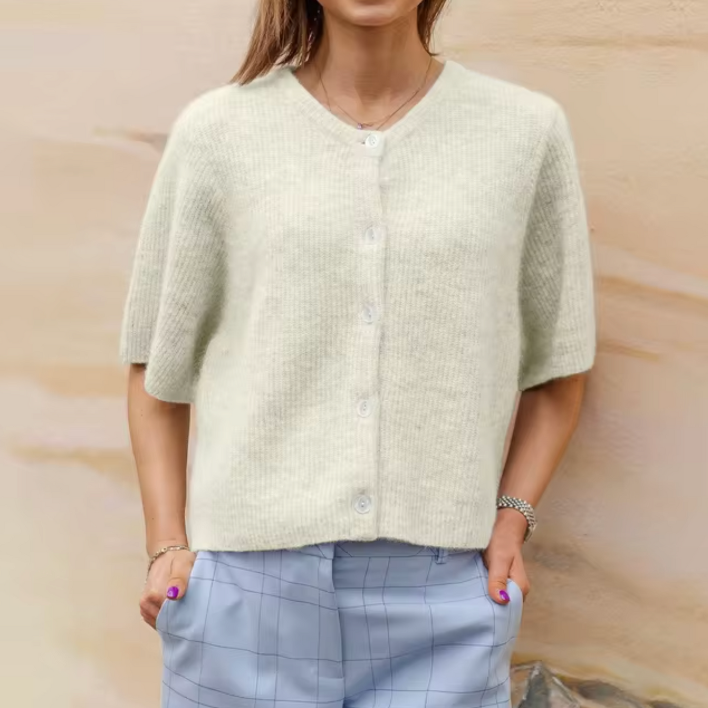 Elise - Vest met korte mouwen