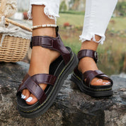 Comfort Sandalen Met Bandjes En Plateauzool