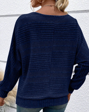 Pull en Maille Stylé avec Détails Ajourés pour Femme
