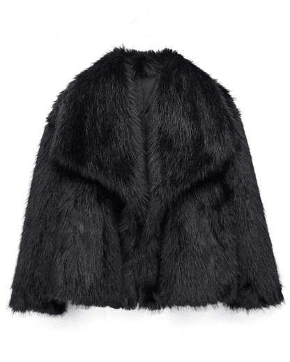 Luxe zachte oversized winterjas voor dames van faux fur