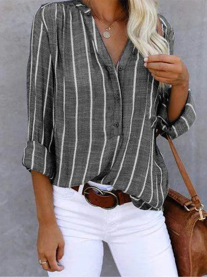 Avalon - Trendy gestreepte blouse