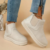 Women's Warm Winter Lined Boots with Anti-Slip Sole
