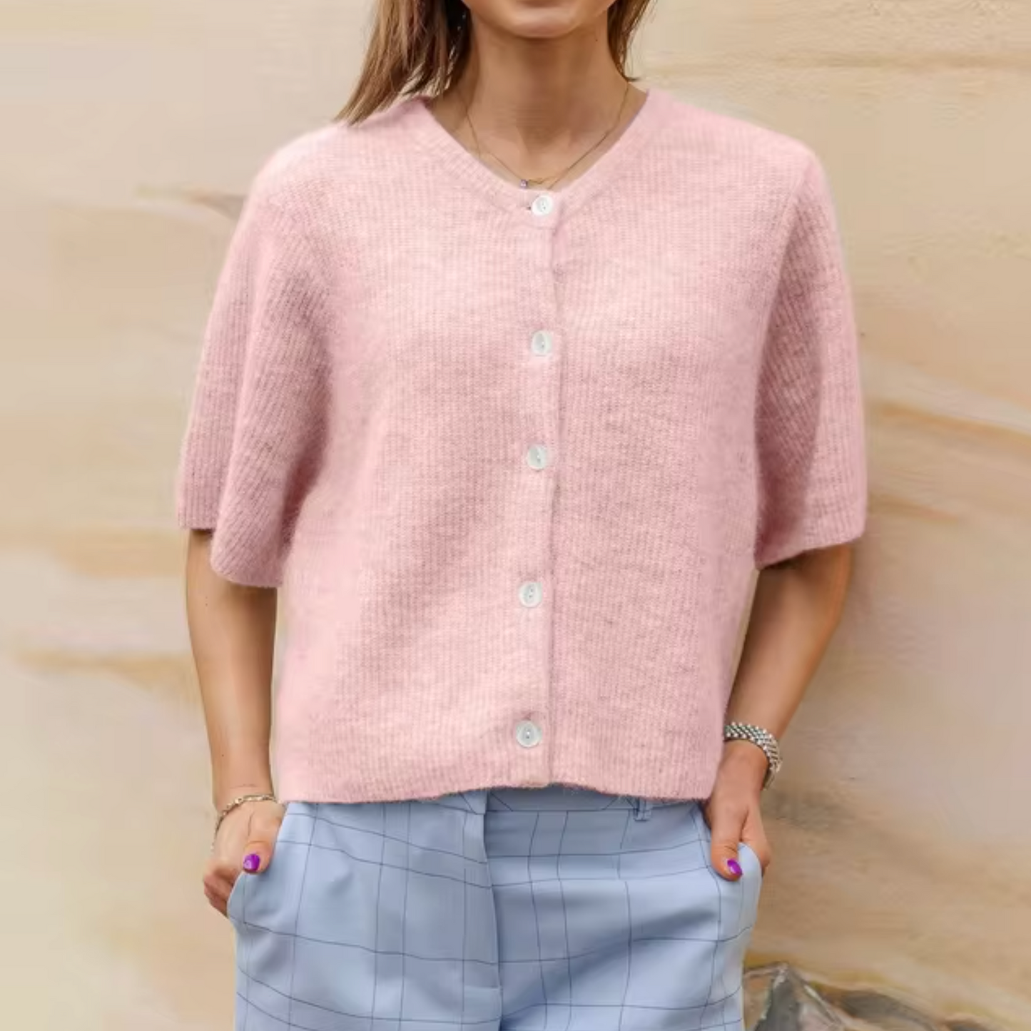 Elise - Vest met korte mouwen