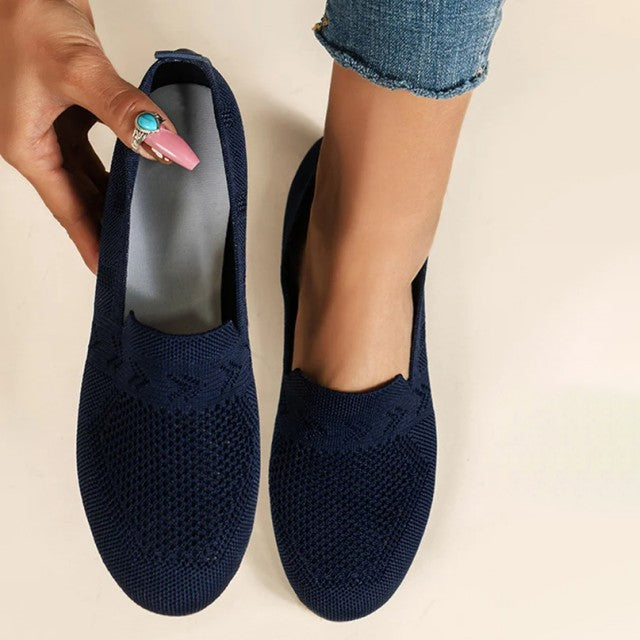 Lightweight Slip-Ons with Breathable Mesh for Women