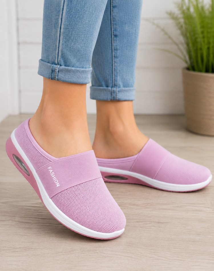 Orthopedic Slip-On Shoes With Breathable Mesh For Women