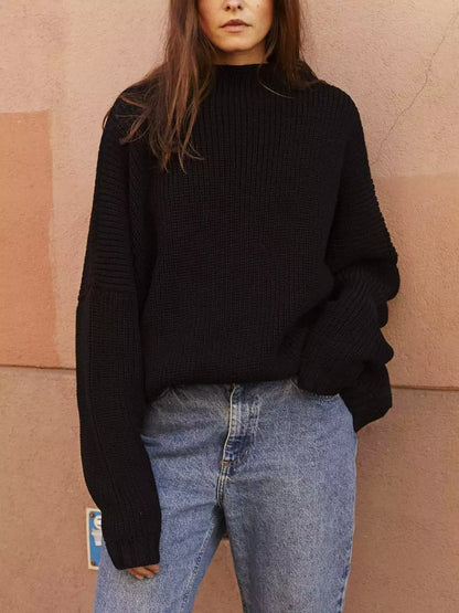 Oversized Gebreide dames Set met Mini Rok en Trui