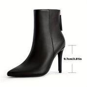 Karlijn - Bottines élégantes style western à talon stiletto